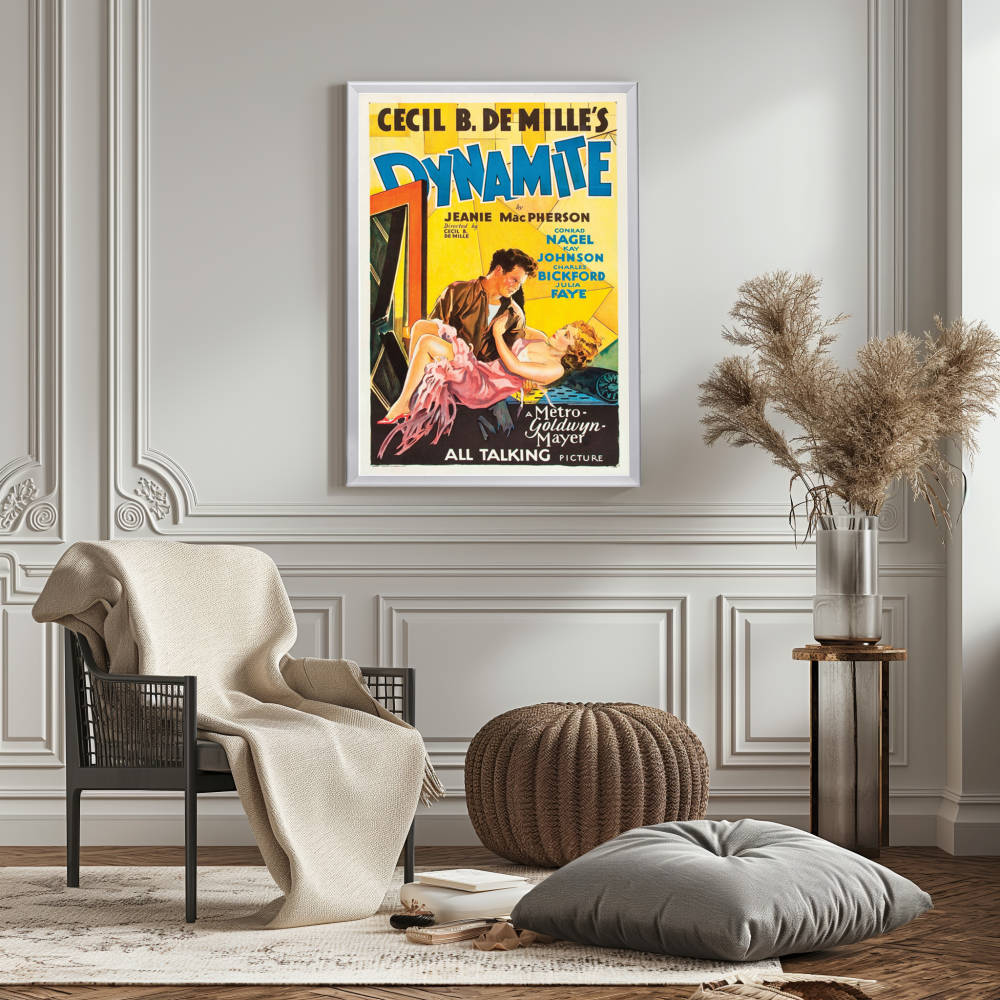 "Dynamite" (1929) Framed Movie Poster