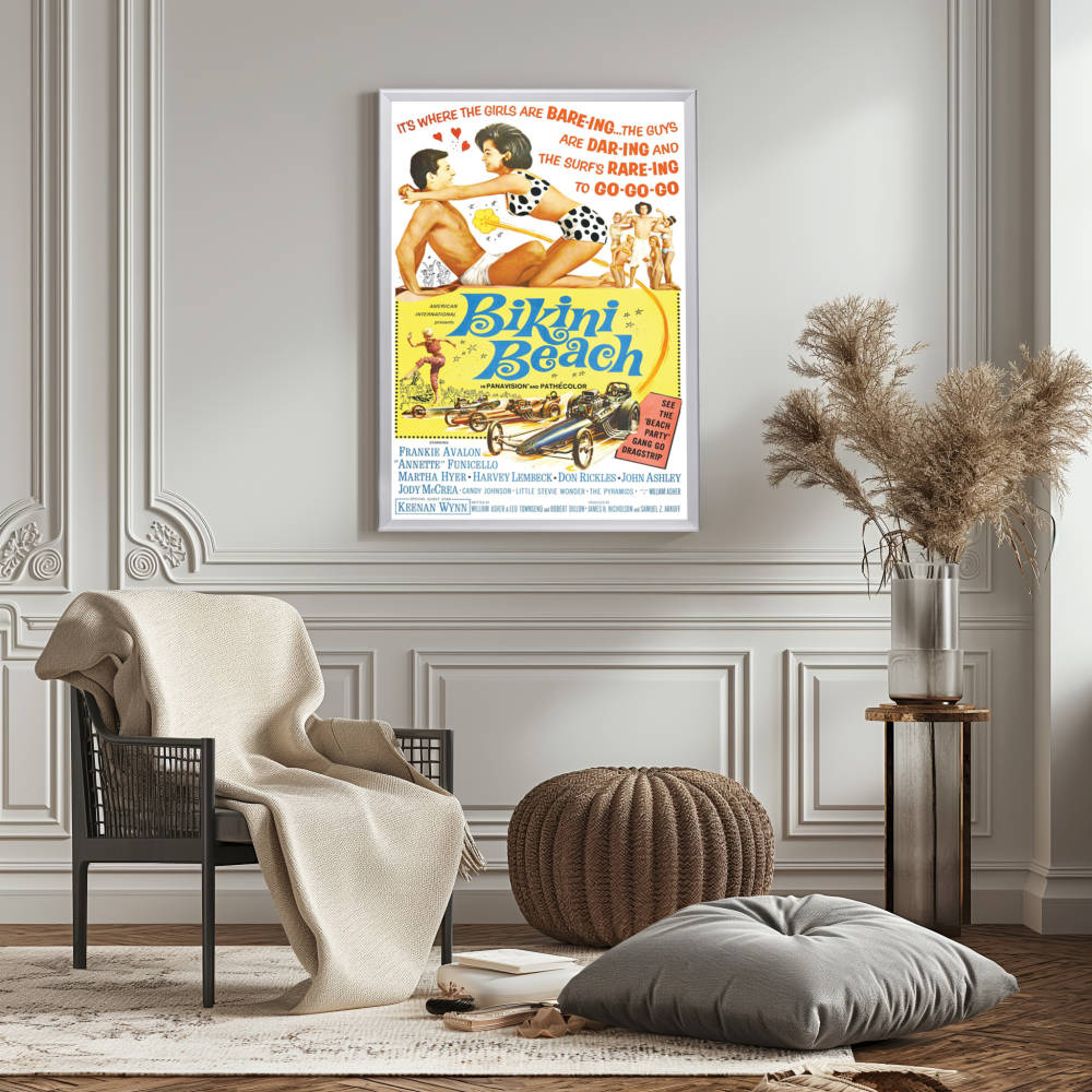 "Bikini Beach" (1964) Framed Movie Poster