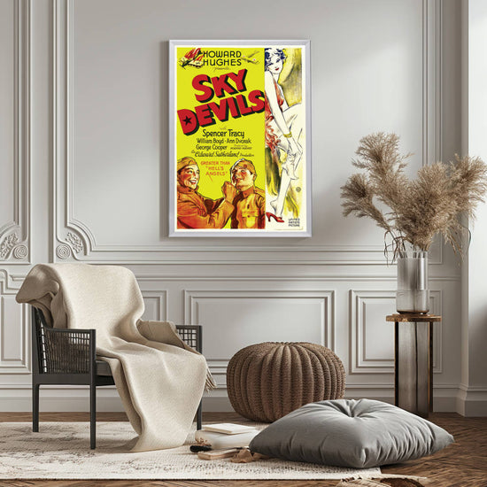 "Sky Devils" (1932) Framed Movie Poster