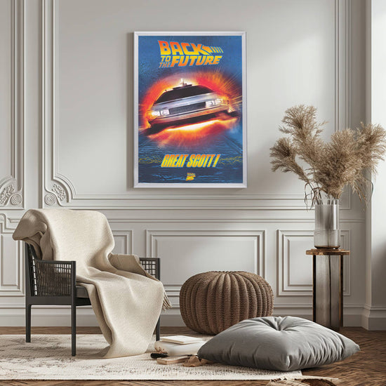 "Back to the Future" (1985) Framed Movie Poster