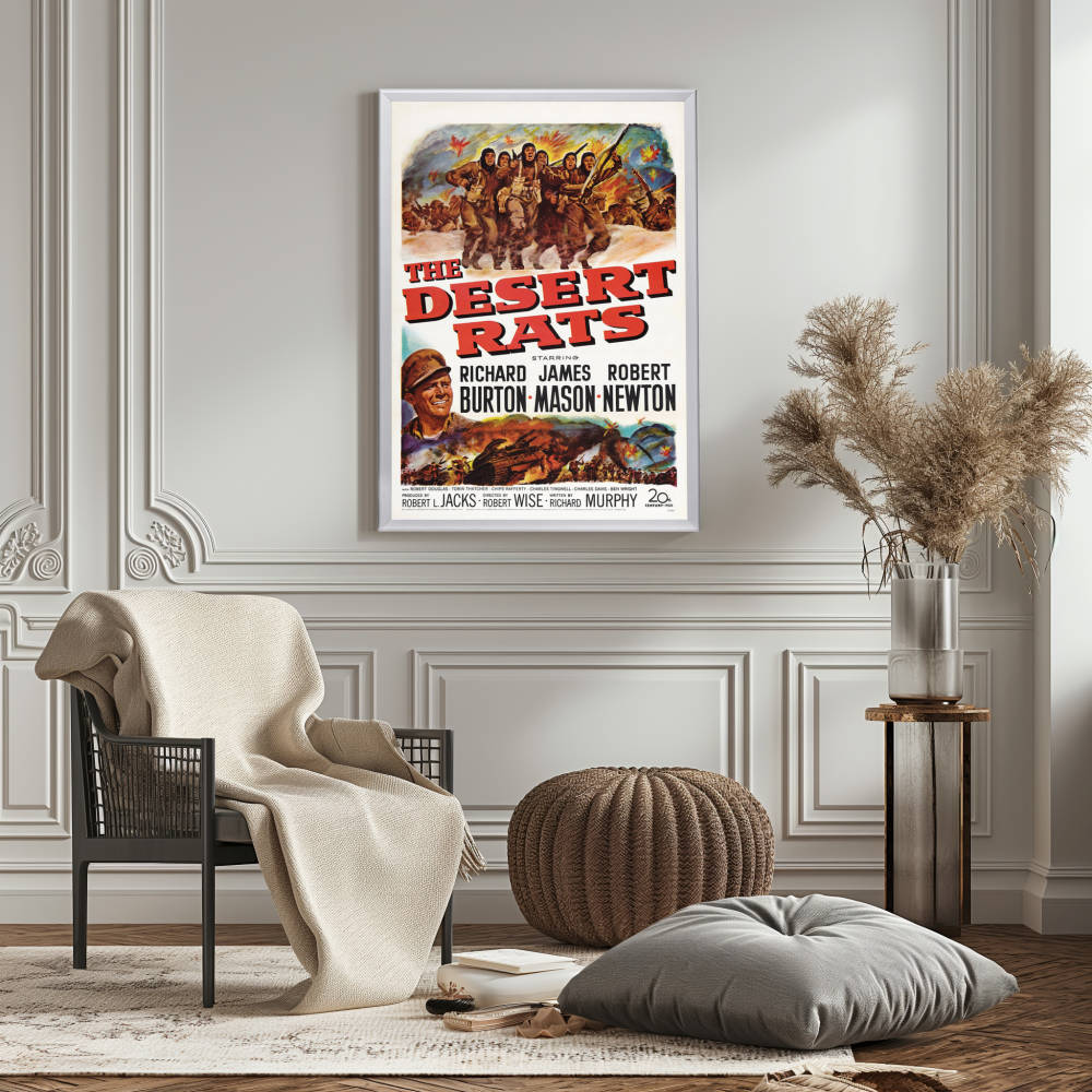 "Desert Rats" (1953) Framed Movie Poster