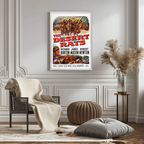 "Desert Rats" (1953) Framed Movie Poster