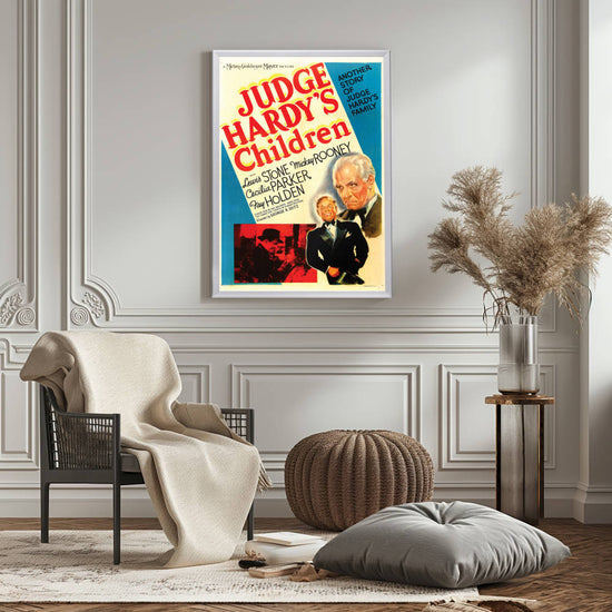 "Judge Hardy's children" (1938) Framed Movie Poster