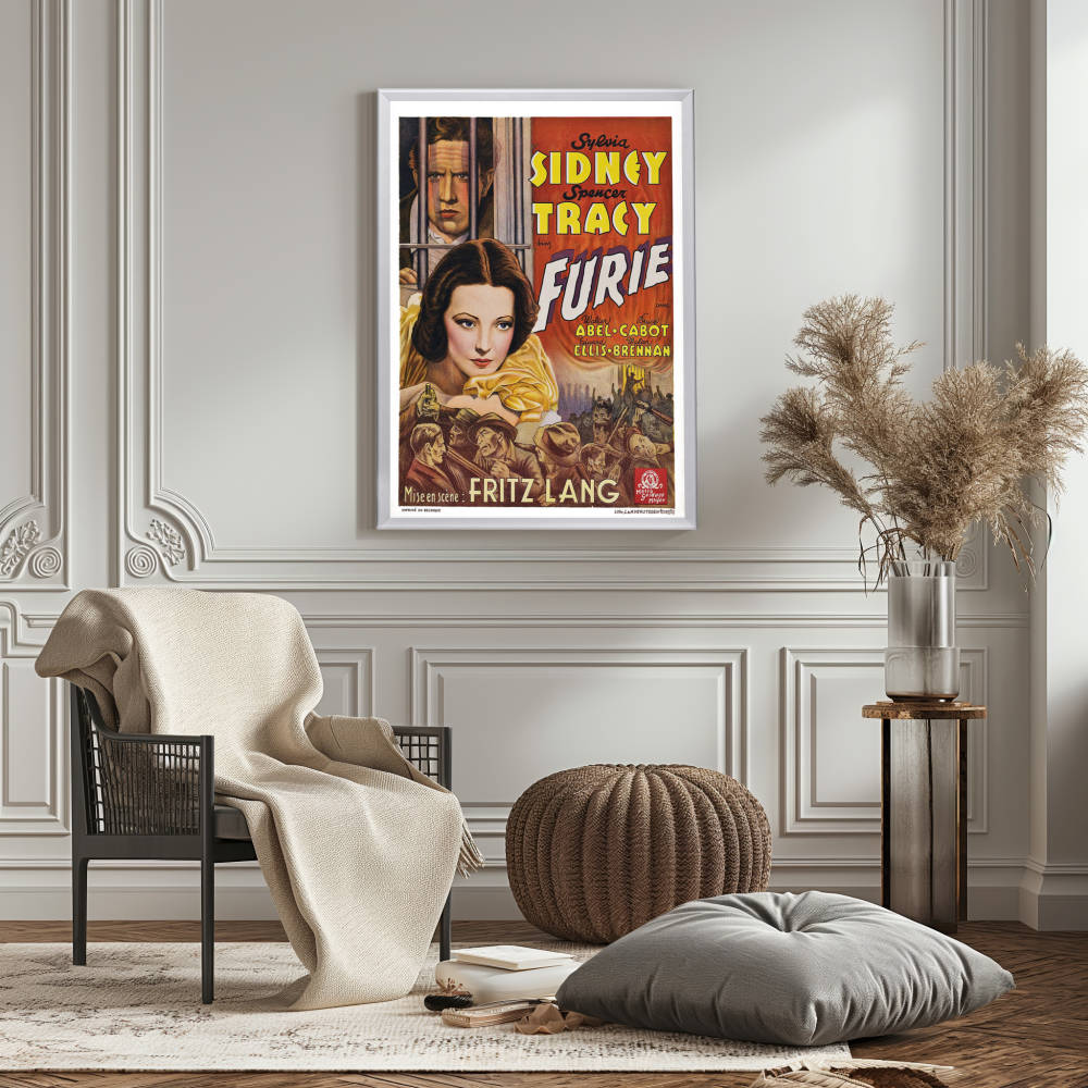 "Fury (French)" (1936) Framed Movie Poster