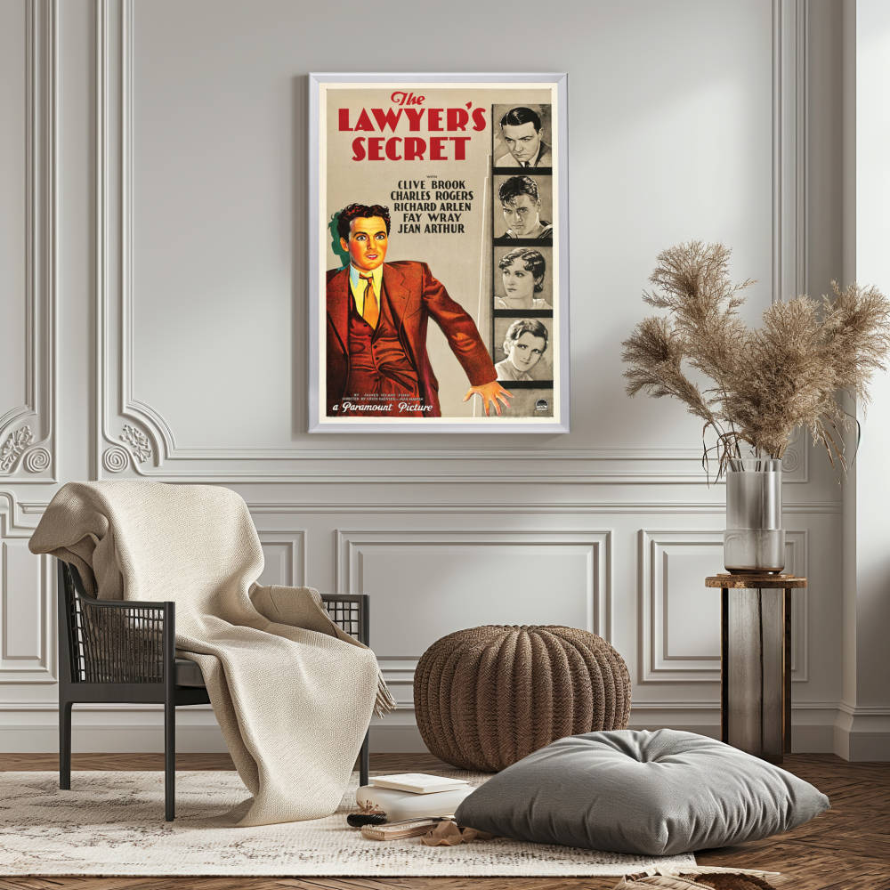 "Lawyer's Secret" (1931) Framed Movie Poster