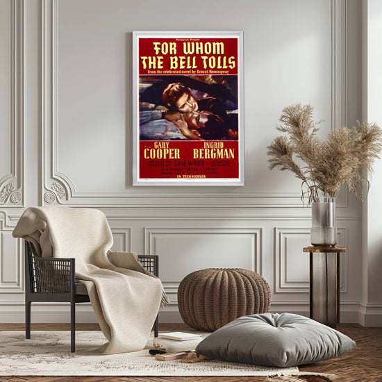 "For Whom the Bell Tolls" (1943) Framed Movie Poster