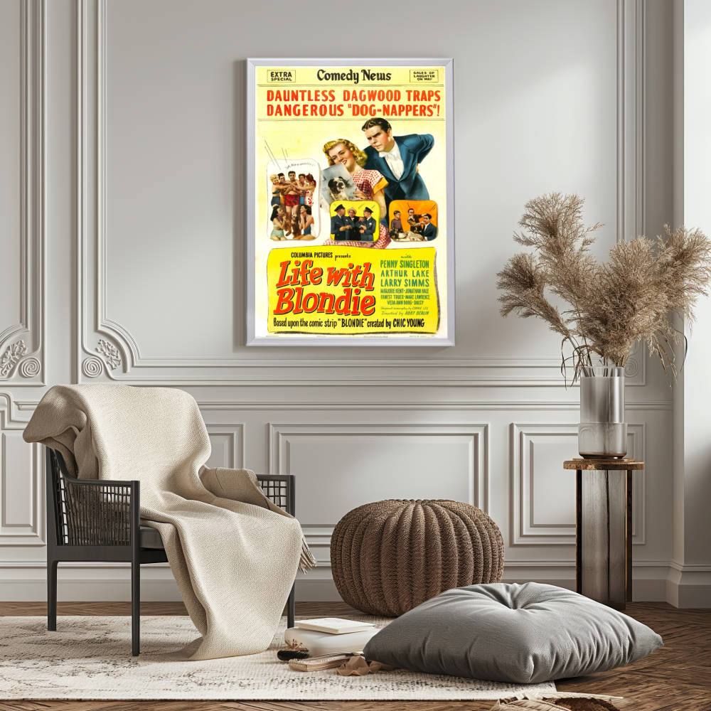 "Life With Blondie" (1945) Framed Movie Poster