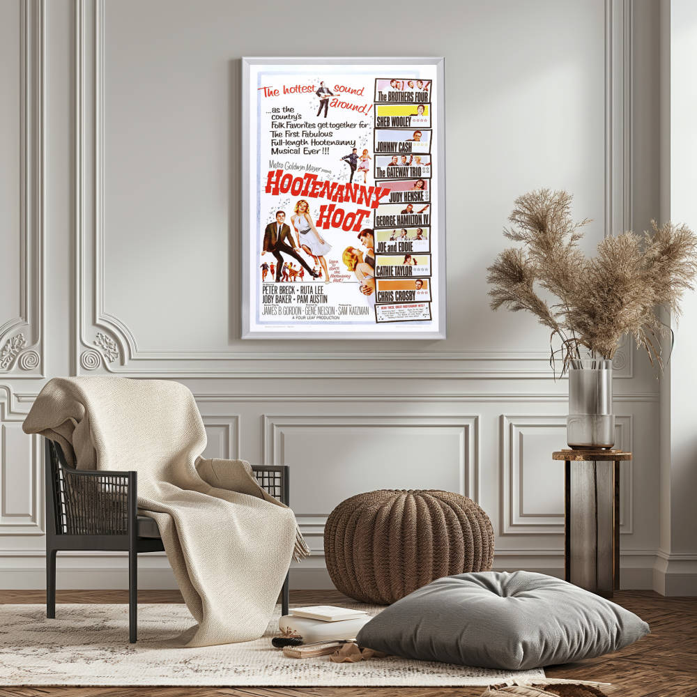 "Hootenanny Hoot" (1963) Framed Movie Poster