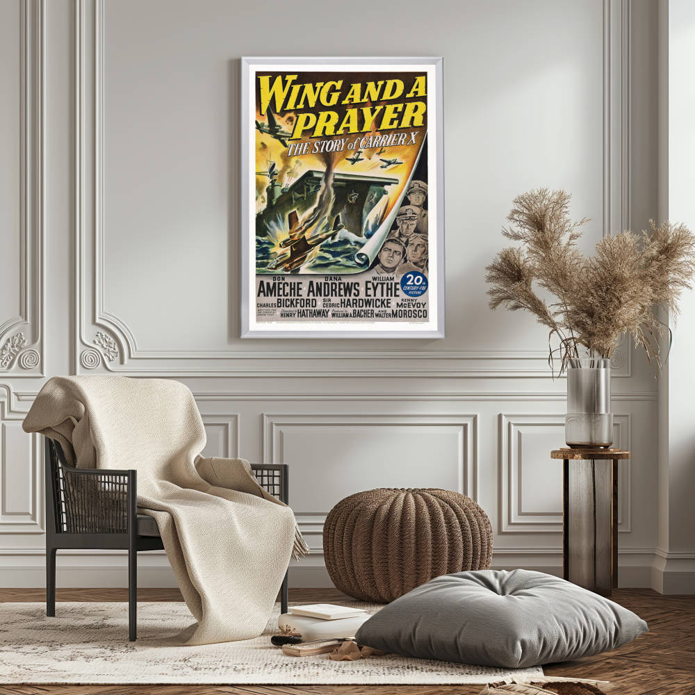 "Wing And A Prayer" (1944) Framed Movie Poster