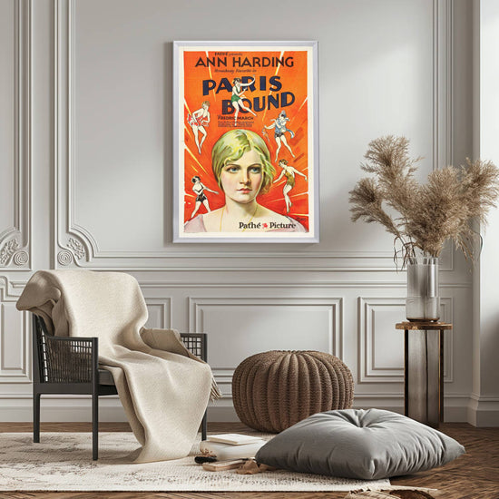 "Paris Bound" (1929) Framed Movie Poster