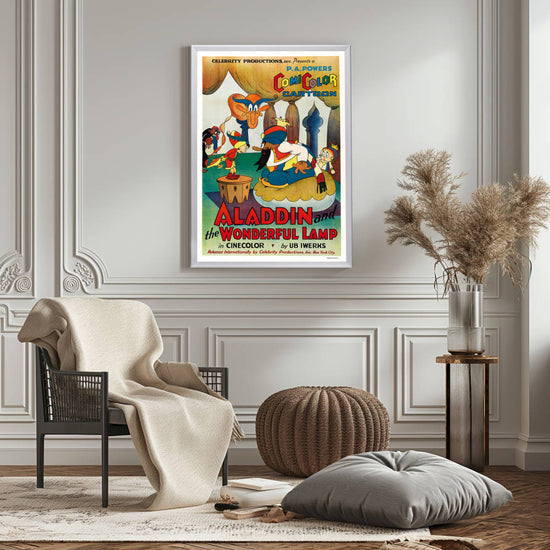 "Aladdin And The Wonderful Lamp" (1934) Framed Movie Poster