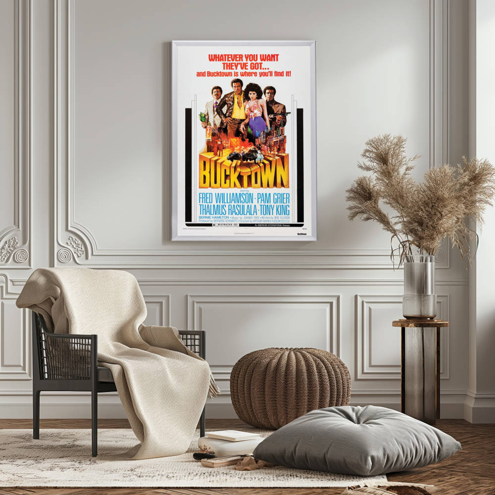 "Bucktown" (1975) Framed Movie Poster