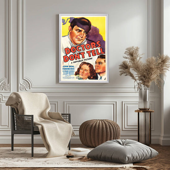 "Doctors Don't Tell" (1941) Framed Movie Poster