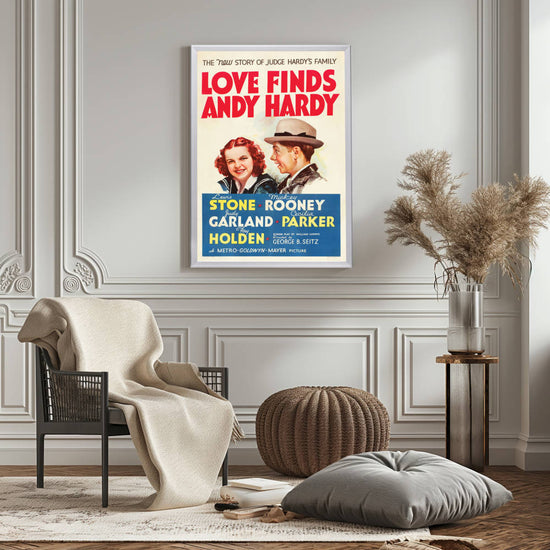 "Love Finds Andy Hardy" (1938) Framed Movie Poster