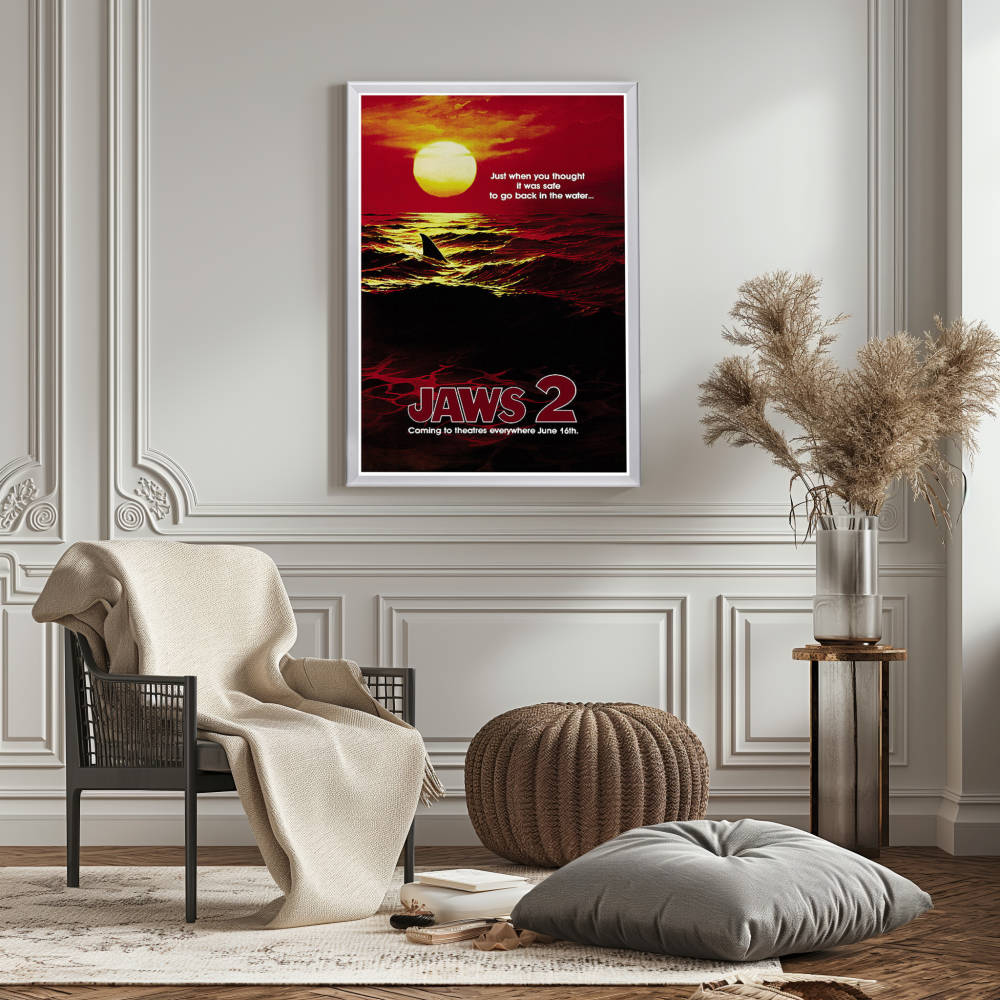 "Jaws 2" (1978) Framed Movie Poster