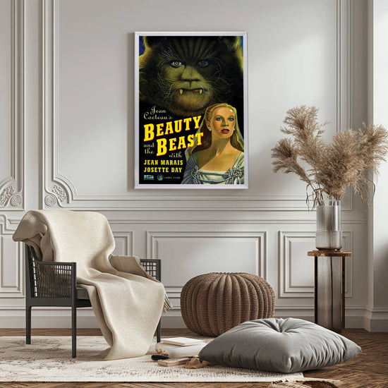 "Beauty And The Beast" (1946) Framed Movie Poster