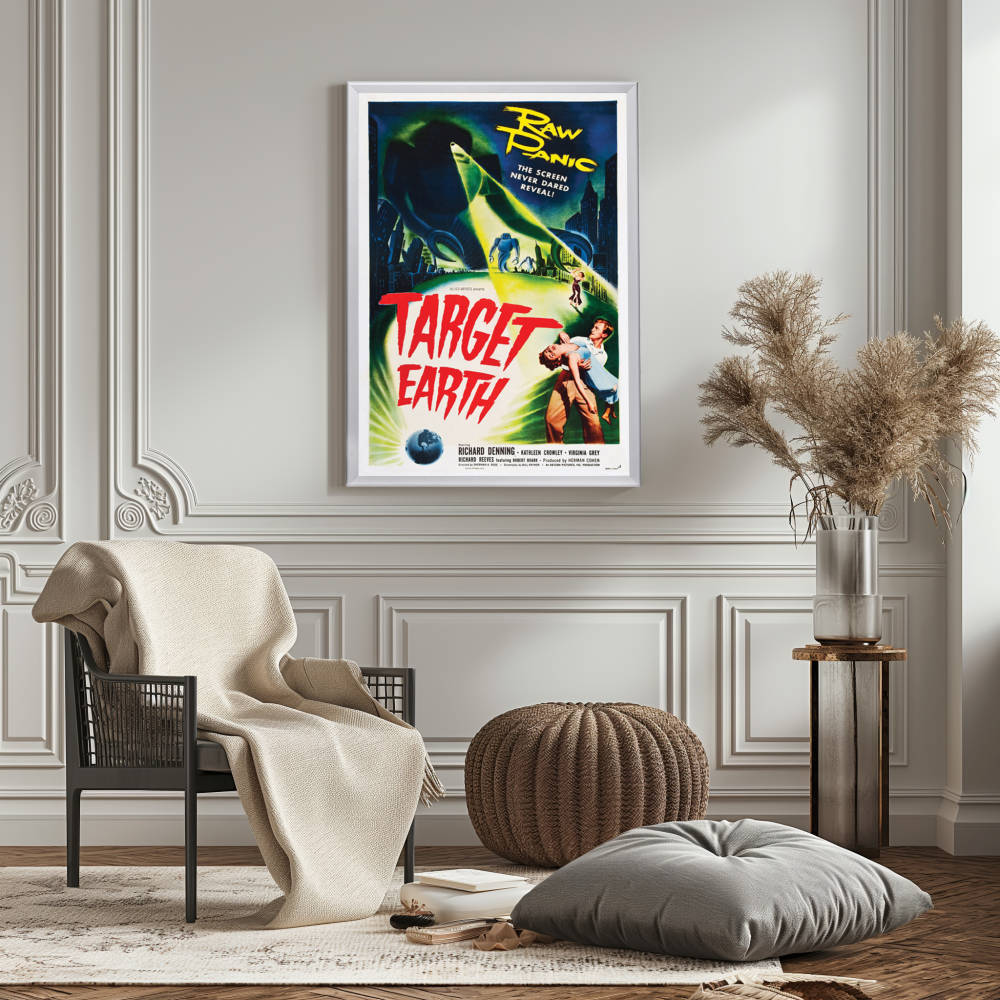 "Target Earth" (1954) Framed Movie Poster