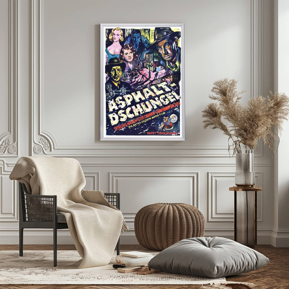 "Asphalt Jungle" (1950) Framed Movie Poster