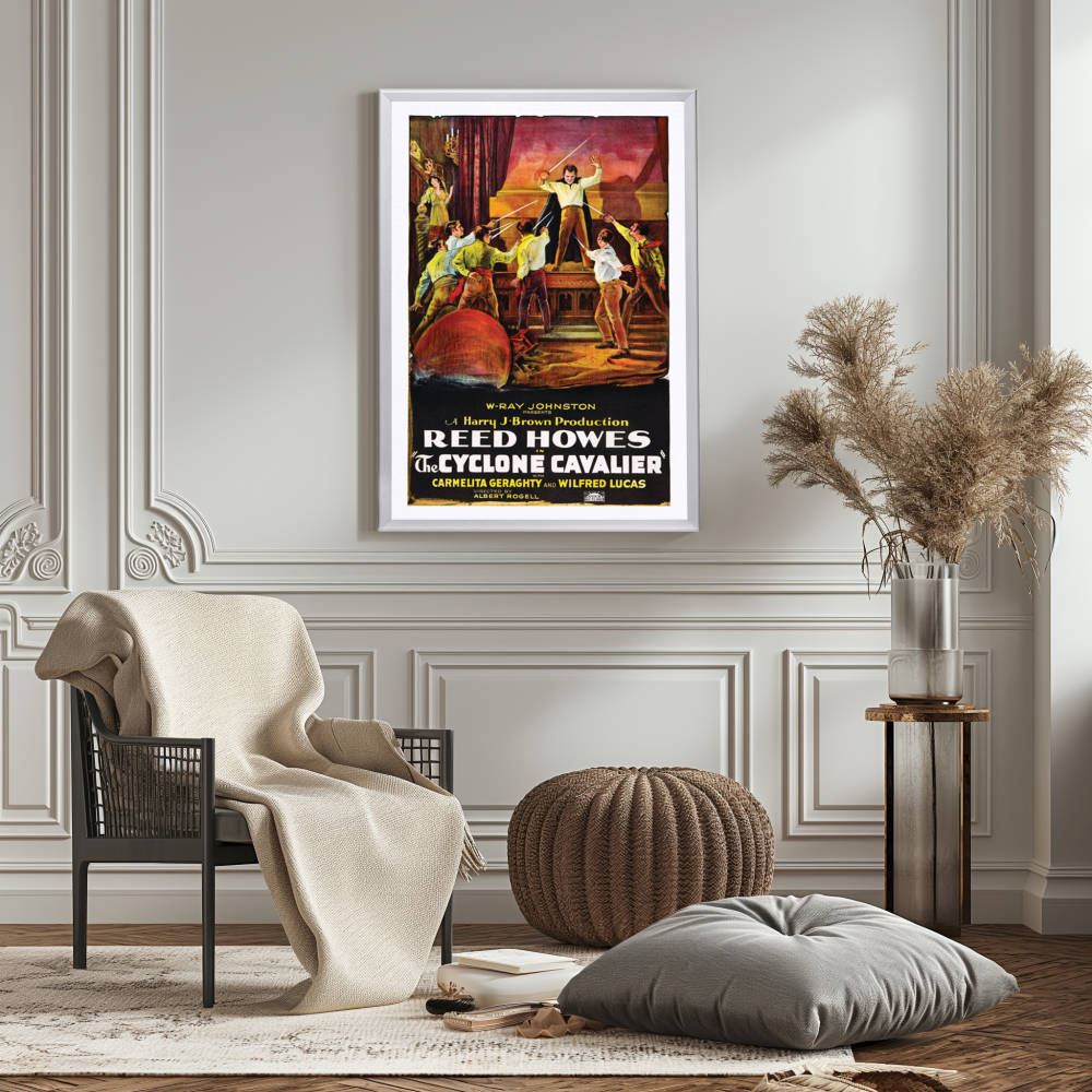 "Cyclone Cavalier" (1925) Framed Movie Poster