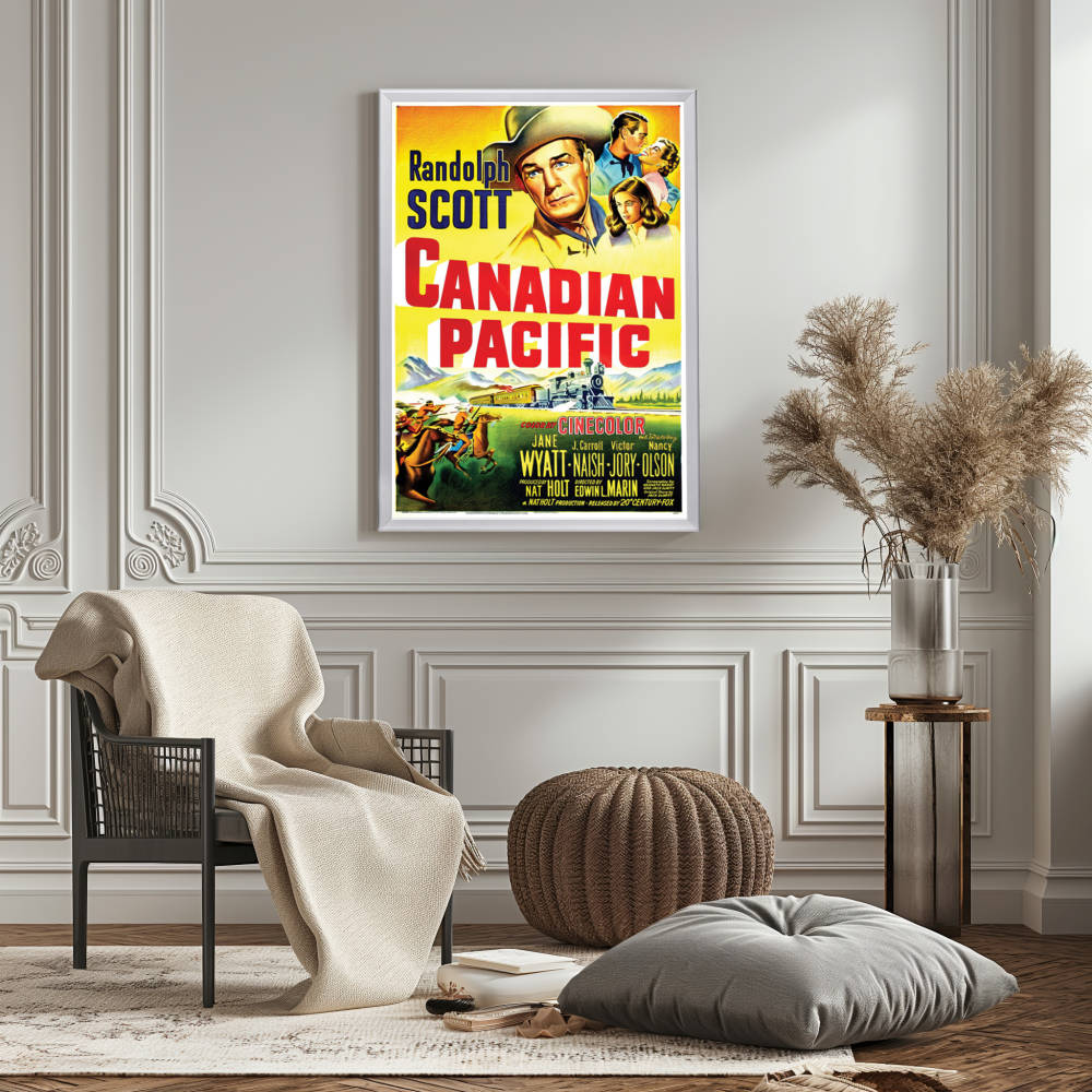 "Canadian Pacific" (1949) Framed Movie Poster