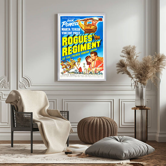 "Rogues' Regiment" (1948) Framed Movie Poster