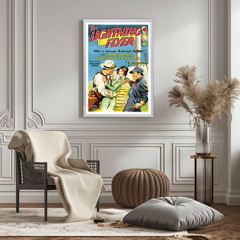 "Lightning Flyer" (1931) Framed Movie Poster