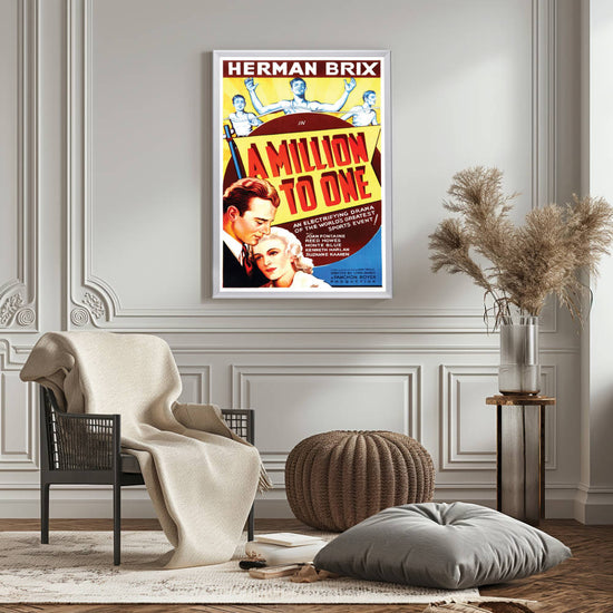 "Million To One" (1937) Framed Movie Poster