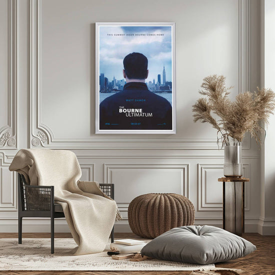 "Bourne Ultimatum" (2007) Framed Movie Poster
