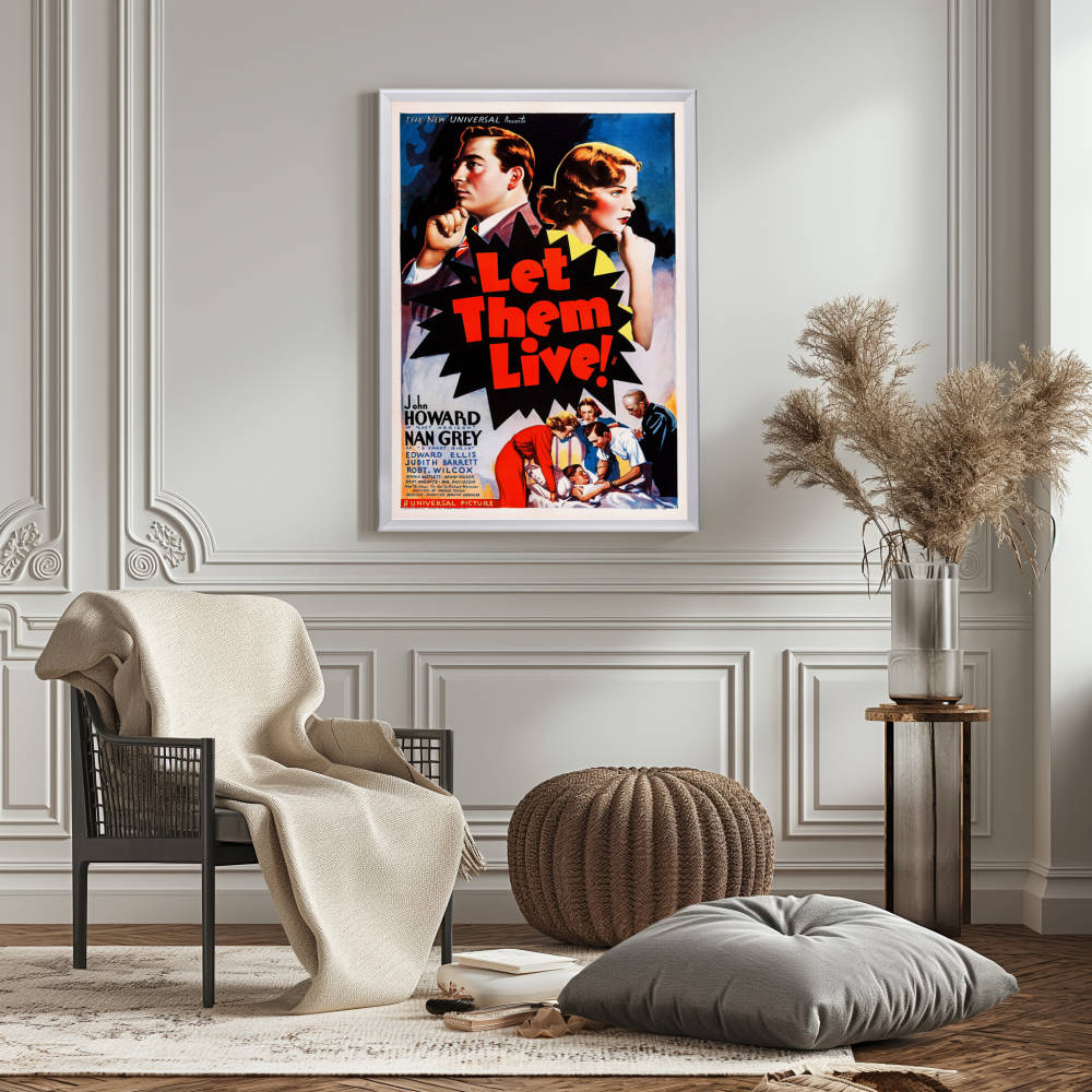 "Let Them Live" (1937) Framed Movie Poster