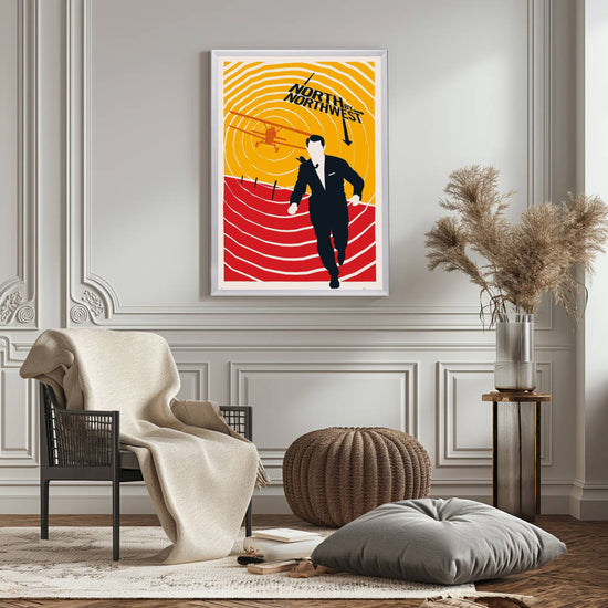 "North By Northwest" (1959) Framed Movie Poster