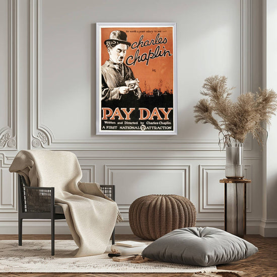 "Pay Day" (1922) Framed Movie Poster