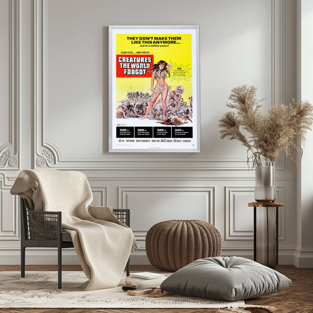"Creatures The World Forgot" (1971) Framed Movie Poster