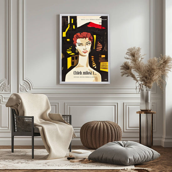 "Scandal In Sorrento (Polish)" (1955) Framed Movie Poster