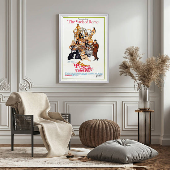 "Pussycat, Pussycat, I Love You" (1970) Framed Movie Poster