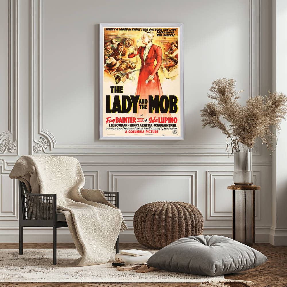 "Lady And The Mob" (1939) Framed Movie Poster