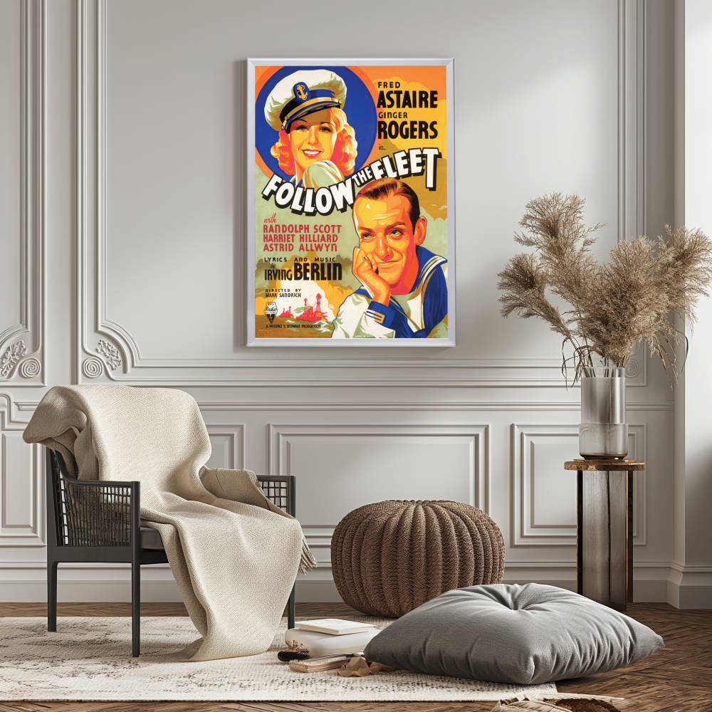 "Follow The Fleet" (1936) Framed Movie Poster