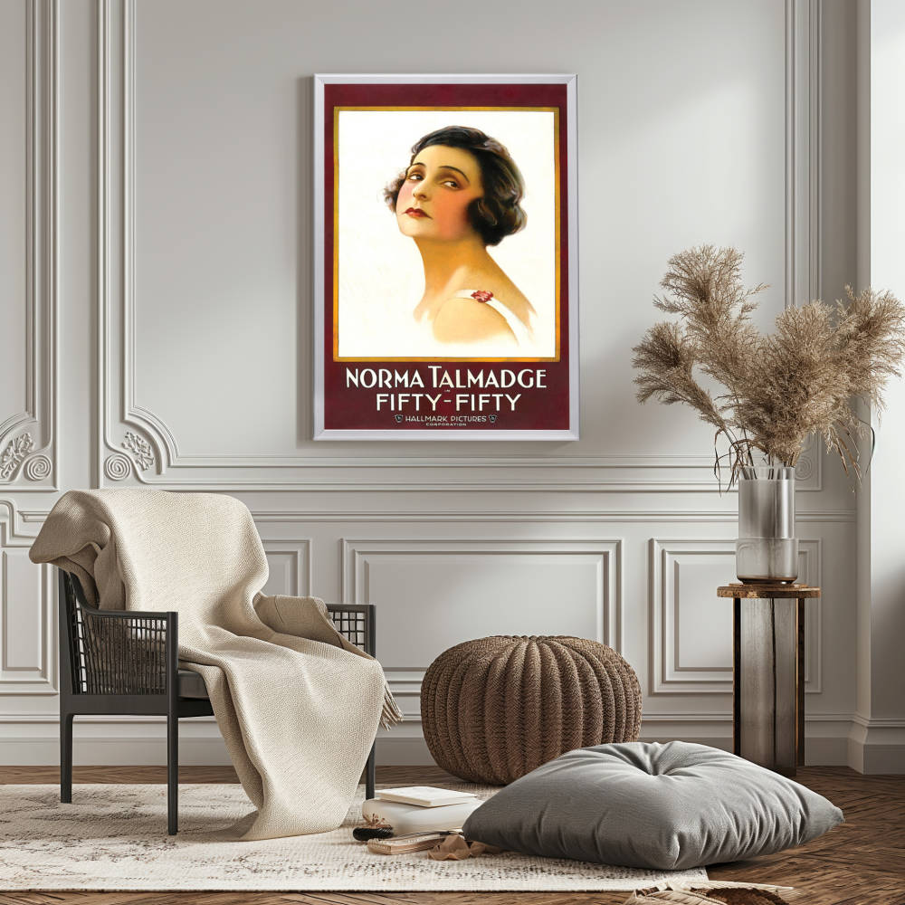"Fifty-Fifty" (1916) Framed Movie Poster