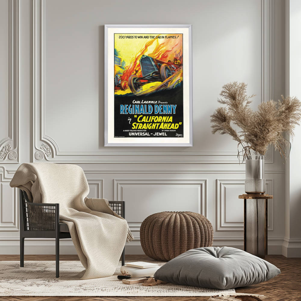 "California Straight Ahead" (1937) Framed Movie Poster