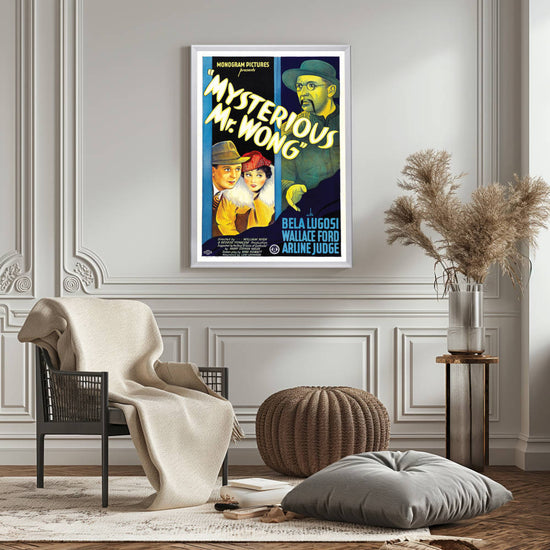 "Mysterious Mr. Wong" (1935) Framed Movie Poster