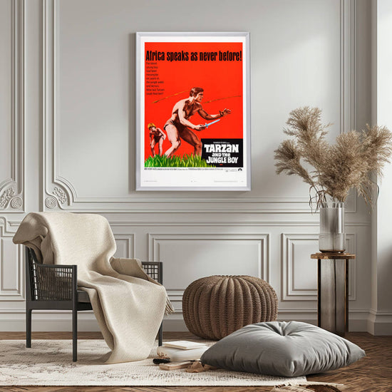 "Tarzan And The Jungle Boy" (1968) Framed Movie Poster