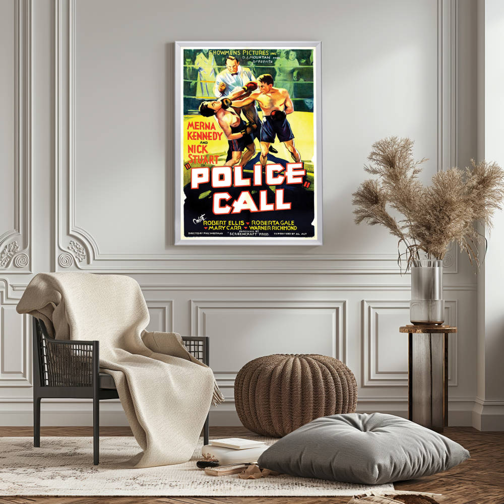 "Police Call" (1933) Framed Movie Poster