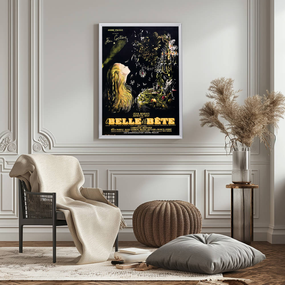 "Beauty And The Beast (French)" (1946) Framed Movie Poster