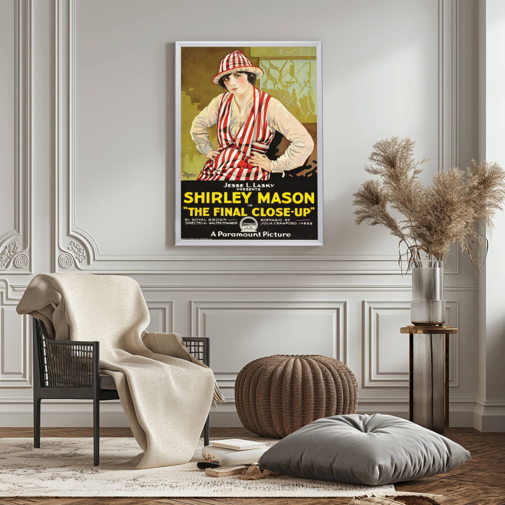 "Final Close-Up" (1919) Framed Movie Poster