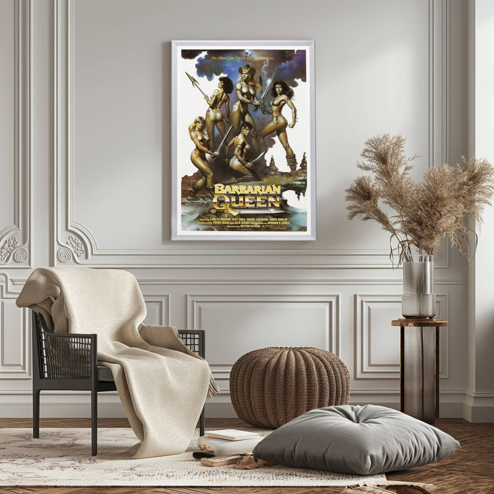 "Barbarian Queen" (1985) Framed Movie Poster