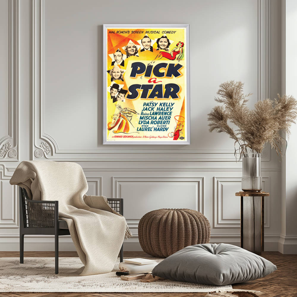 "Pick A Star" (1937) Framed Movie Poster