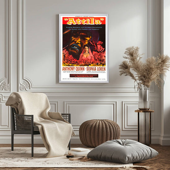 "Attila" (1958) Framed Movie Poster