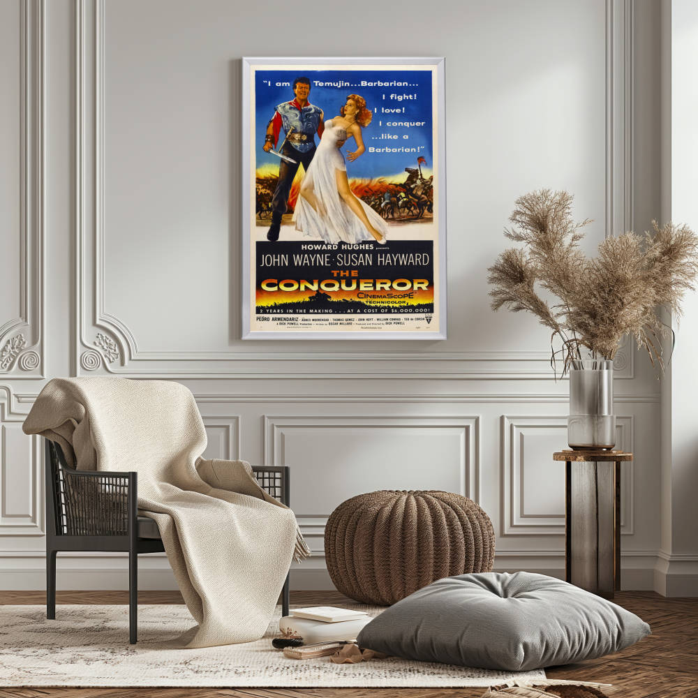 "Conqueror" (1956) Framed Movie Poster