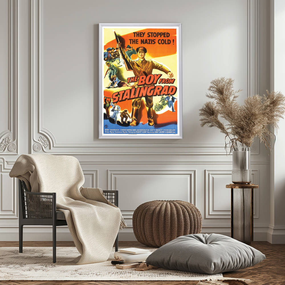 "Boy From Stalingrad" (1943) Framed Movie Poster