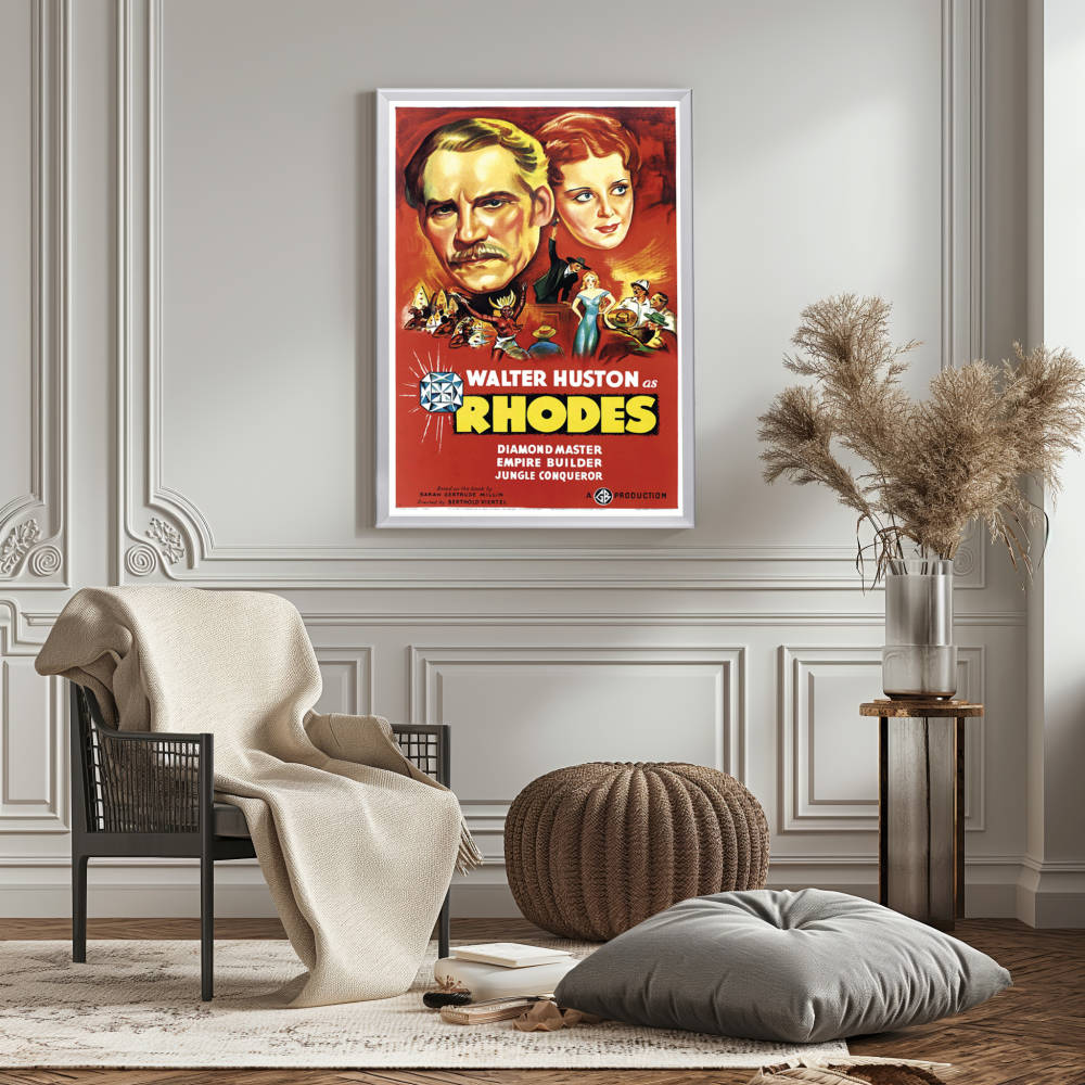 "Rhodes Of Africa" (1936) Framed Movie Poster