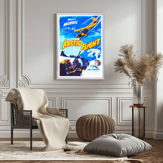 "Arctic Flight" (1952) Framed Movie Poster